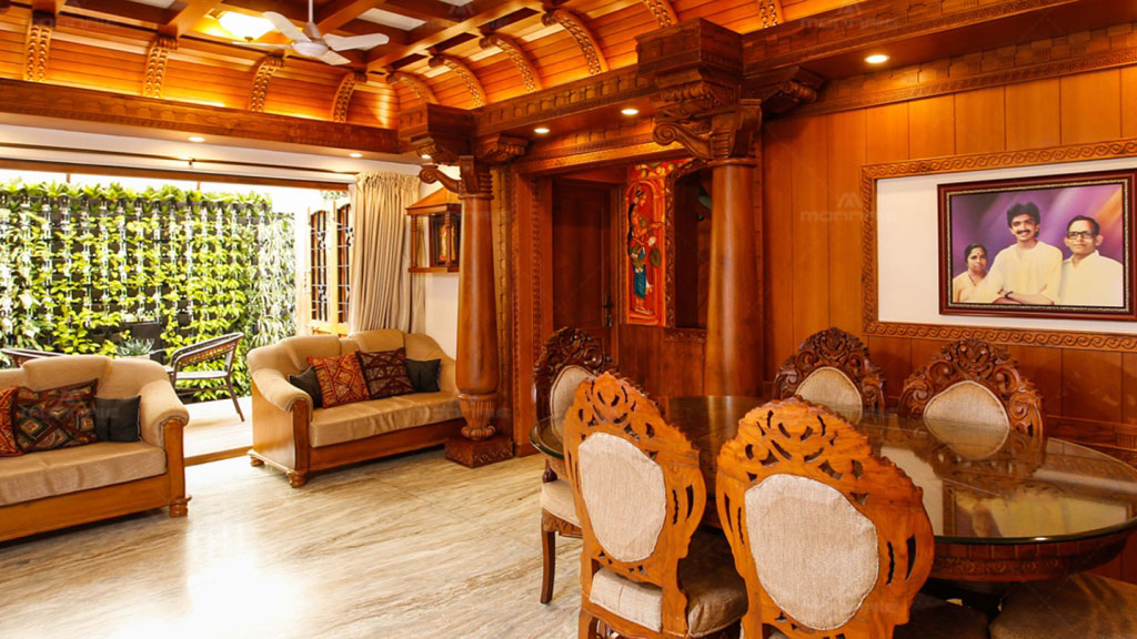 room design living room traditional kerala